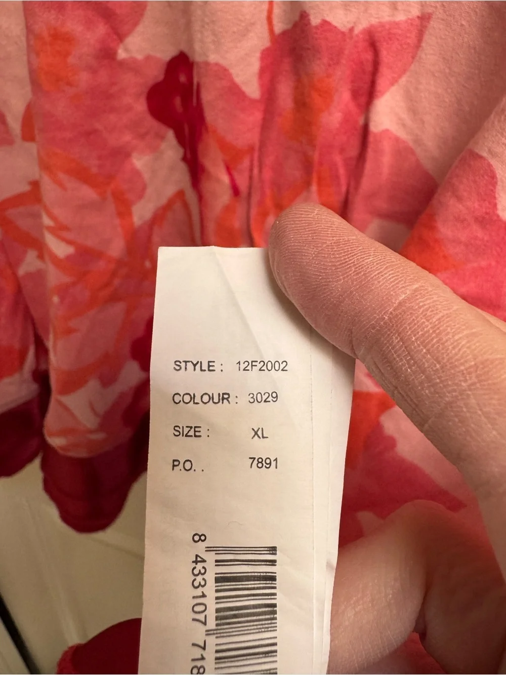 Desigual Pink Red Floral Tiered Skirt